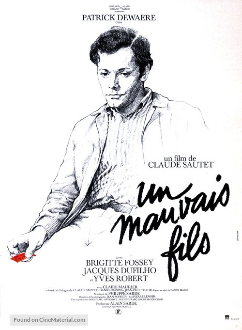 Un mauvais fils - French Movie Poster