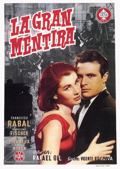 Gran mentira, La - Spanish Movie Poster