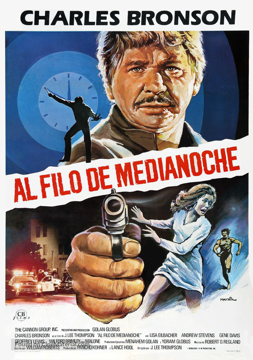 10 to Midnight - Spanish Movie Poster