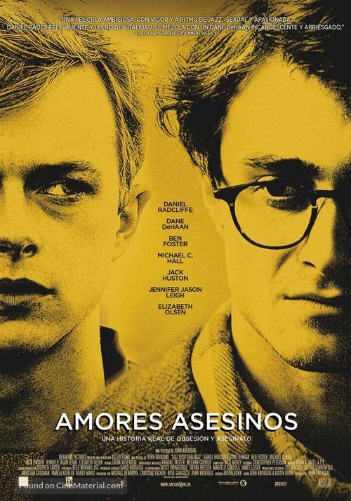Kill Your Darlings - Spanish Movie Poster