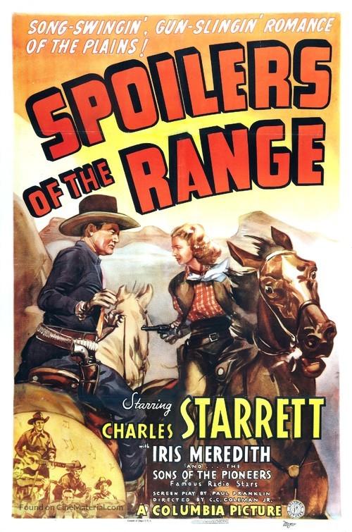 Spoilers of the Range - Movie Poster