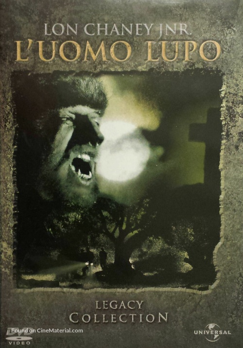 The Wolf Man - Italian DVD movie cover