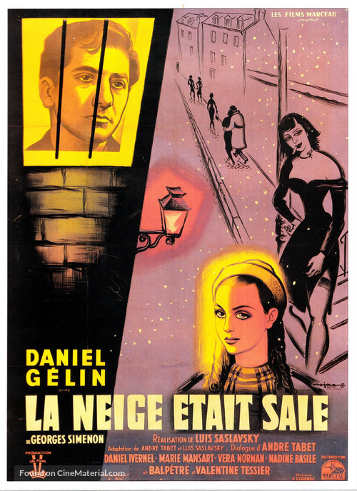 La neige &eacute;tait sale - French Movie Poster