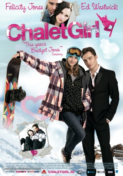Chalet Girl - Dutch Movie Poster