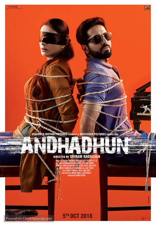 Andhadhun - Indian Movie Poster