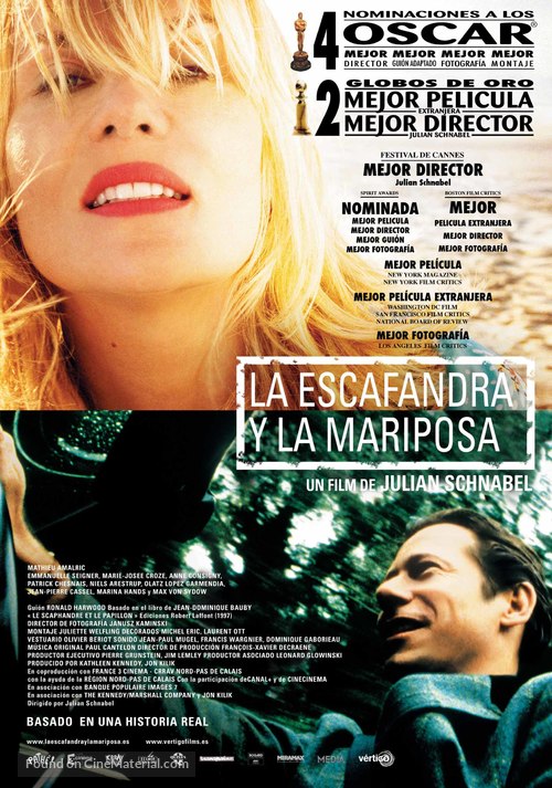 Le scaphandre et le papillon - Spanish poster