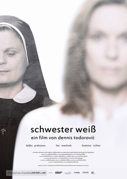 Schwester Wei&szlig; - German Movie Poster