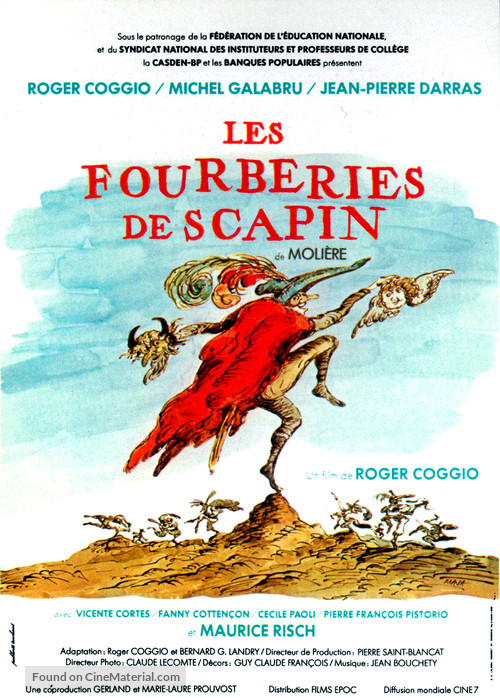 Les fourberies de Scapin - French Movie Poster