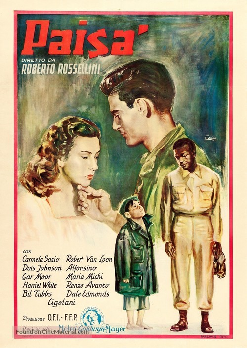 Pais&agrave; - Italian Movie Poster