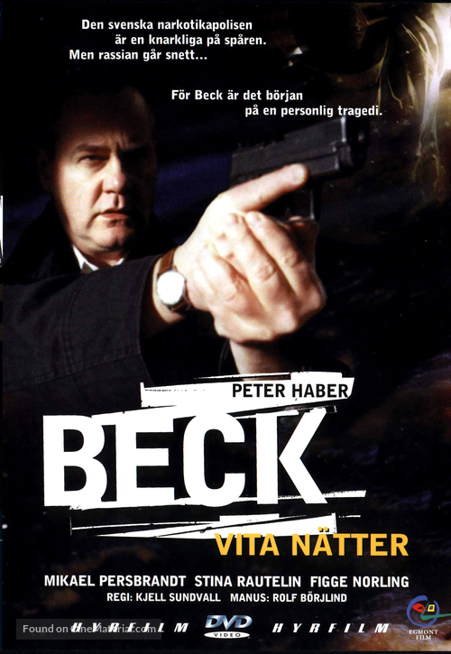 &quot;Beck&quot; Vita n&auml;tter - Swedish poster