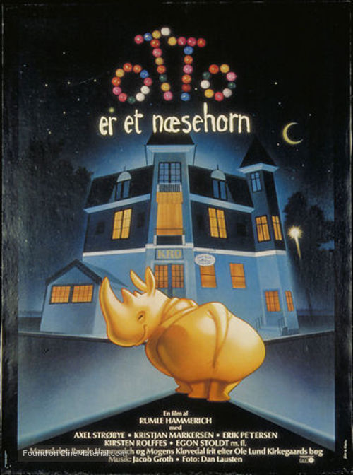 Otto er et n&aelig;sehorn - Danish Movie Poster