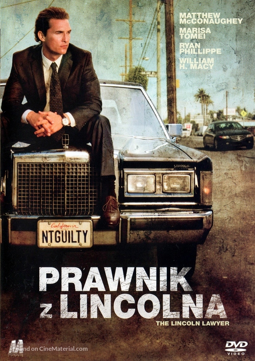 The Lincoln Lawyer - Polish DVD movie cover