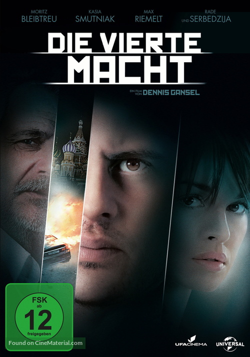 Die vierte Macht - German DVD movie cover