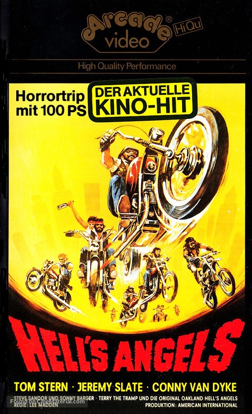 Hell&#039;s Angels &#039;69 - German VHS movie cover