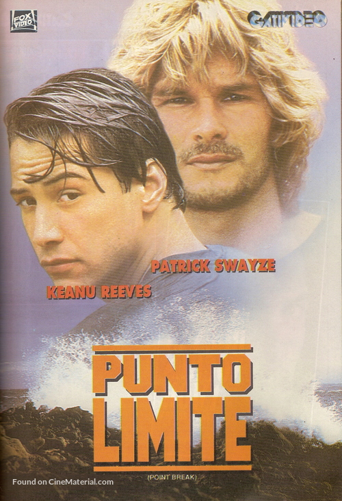 Point Break - Argentinian VHS movie cover