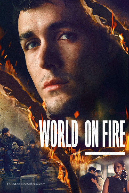 &quot;World On Fire&quot; - British Movie Poster