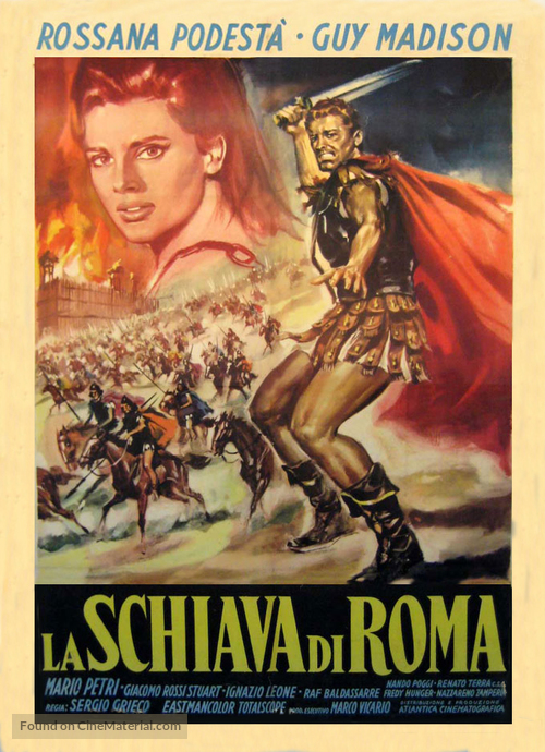 La schiava di Roma - Italian Movie Poster