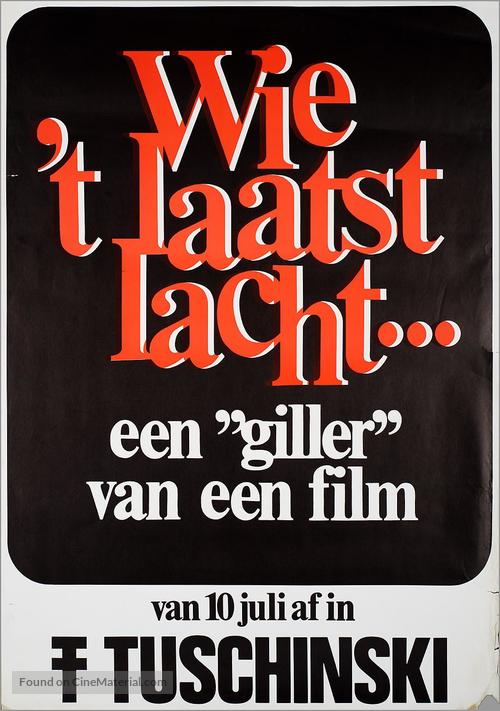 Wie het laatst lacht - Dutch Movie Poster