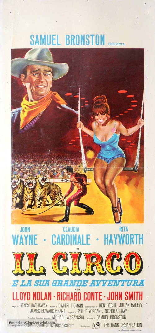 Circus World - Italian Movie Poster