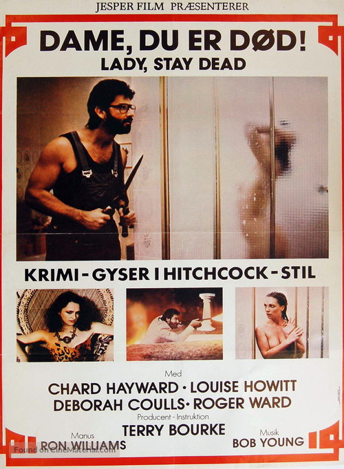 Lady Stay Dead - Danish Movie Poster