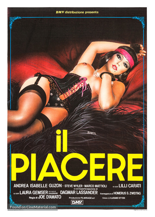 Il piacere - Italian Movie Poster