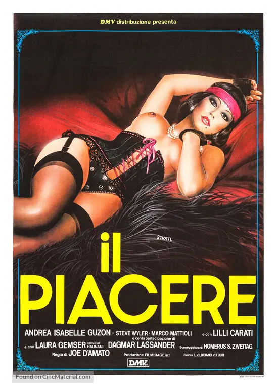 Il piacere - Italian Movie Poster