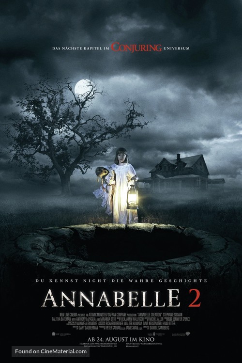 Annabelle: Creation - Swiss Movie Poster