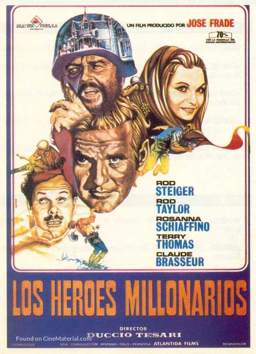 Gli eroi - Spanish Movie Poster