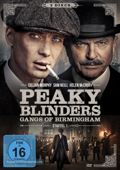 &quot;Peaky Blinders&quot; - German DVD movie cover