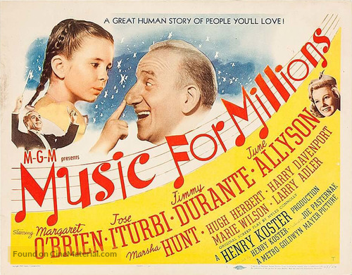 Music for Millions - Movie Poster