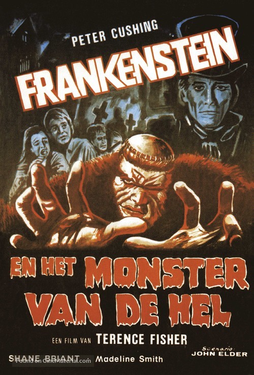Frankenstein and the Monster from Hell - Dutch Movie Poster
