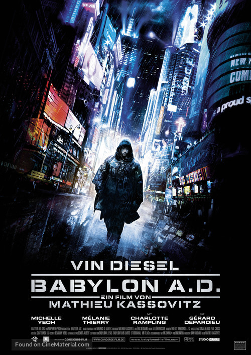 Babylon A.D. - German Movie Poster