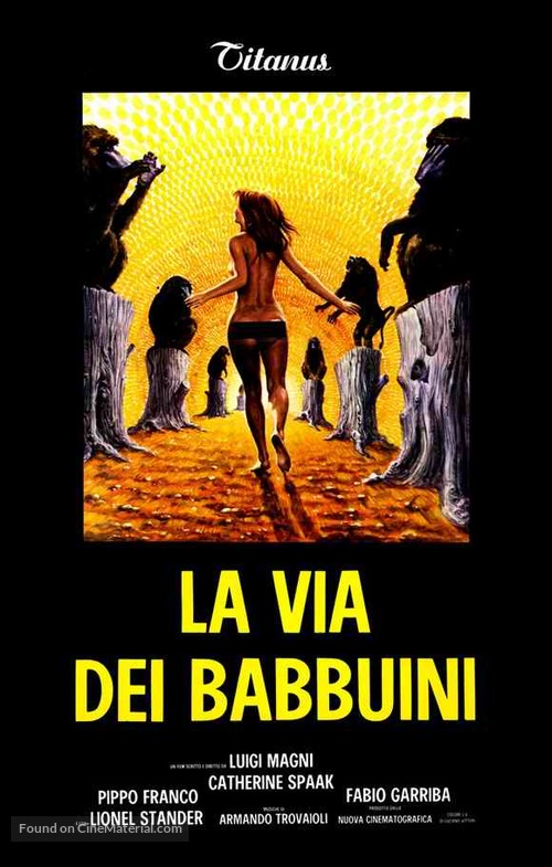 Via dei babbuini, La - Italian Movie Poster
