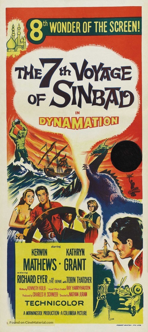 The 7th Voyage of Sinbad - Australian Movie Poster