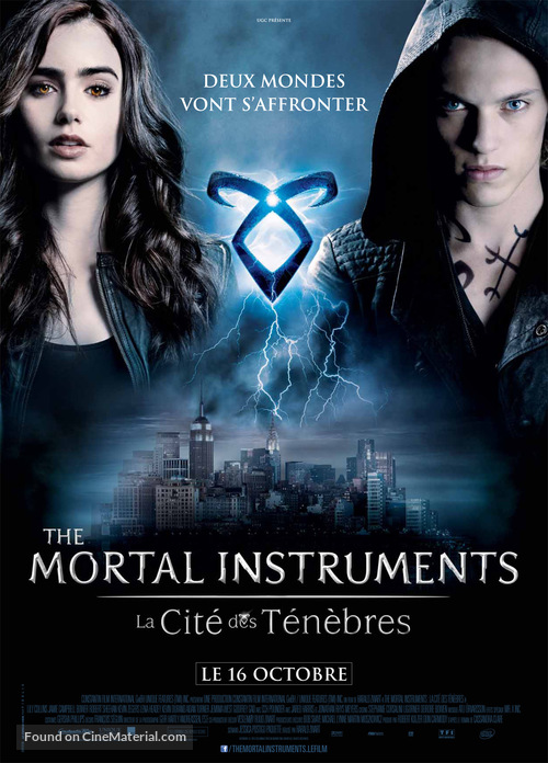 The Mortal Instruments: City of Bones - French Movie Poster