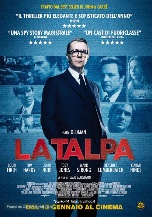 Tinker Tailor Soldier Spy - Italian Movie Poster