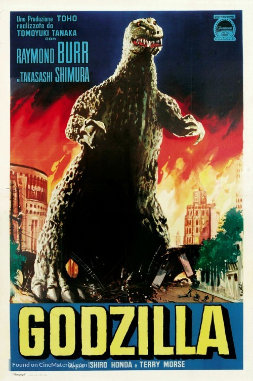 Godzilla, King of the Monsters! - Italian Movie Poster