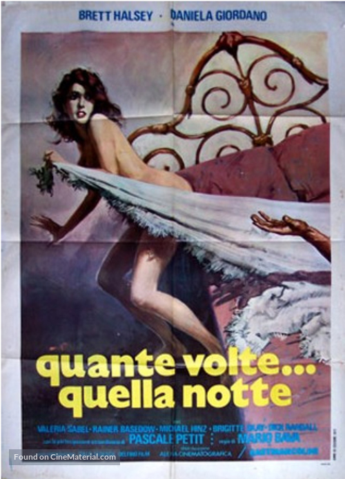 Quante volte... quella notte - Italian Movie Poster