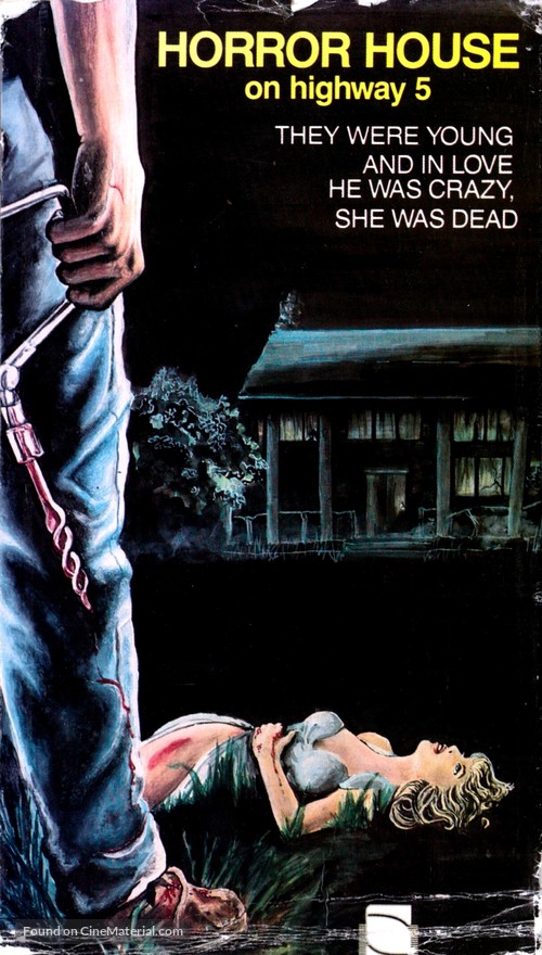 Horror House on Highway Five - VHS movie cover
