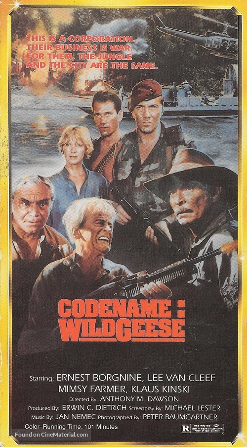 Geheimcode: Wildg&auml;nse - VHS movie cover