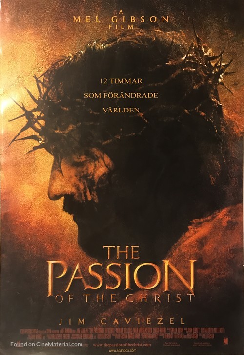 The Passion of the Christ - Swedish Movie Poster