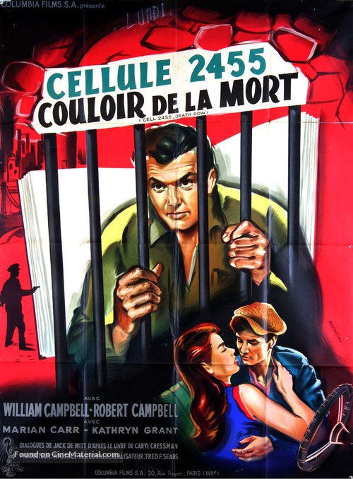 Cell 2455 Death Row - French Movie Poster