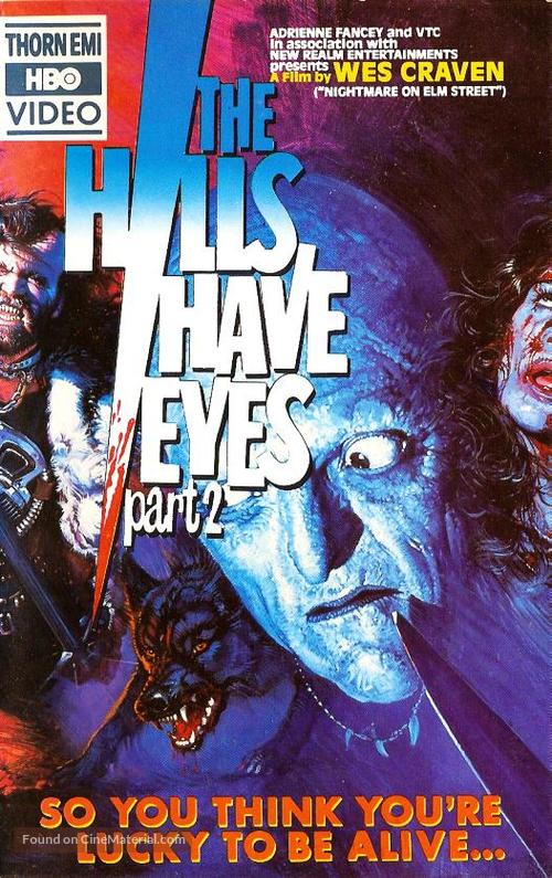 The Hills Have Eyes Part II - VHS movie cover