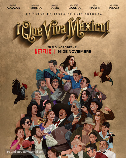 &iexcl;Que viva M&eacute;xico! - Ecuadorian Movie Poster