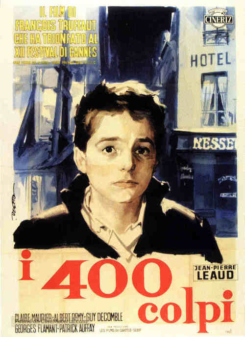 Les quatre cents coups - Italian Movie Poster