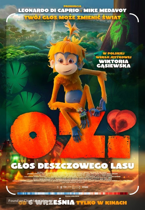 Ozi: Voice of the Forest - Polish Movie Poster