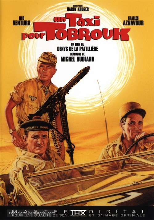 Un taxi pour Tobrouk - French DVD movie cover