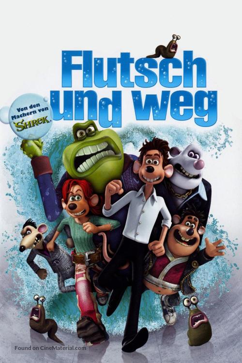 Flushed Away - German DVD movie cover