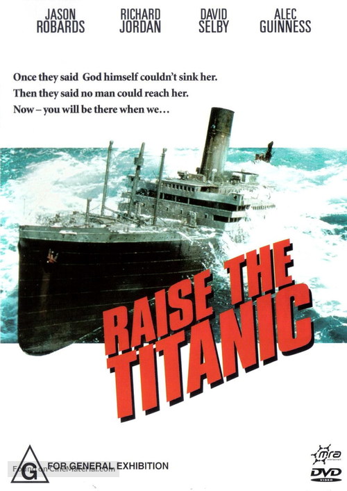 Raise the Titanic - Australian DVD movie cover