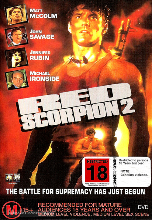 Red Scorpion 2 - Australian Movie Cover